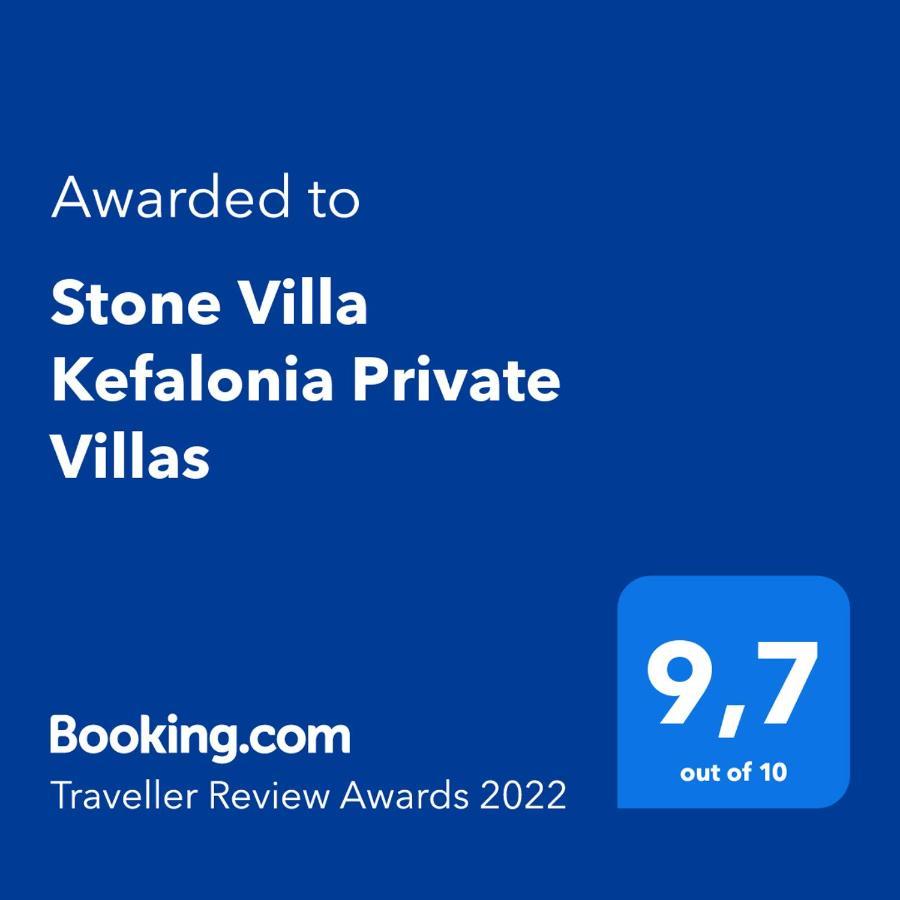 Stone Villa Kefaloniaprivatevillas Trapezaki  Eksteriør bilde